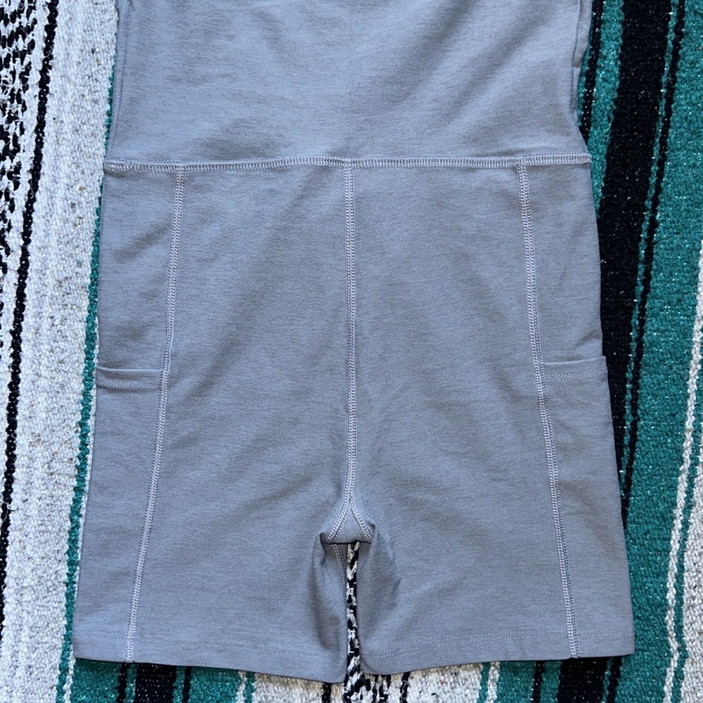 Beyond Yoga *NWT* Women's Spacedye Get Up & Go Pocket Biker Jumpsuit - Picture 8 of 12